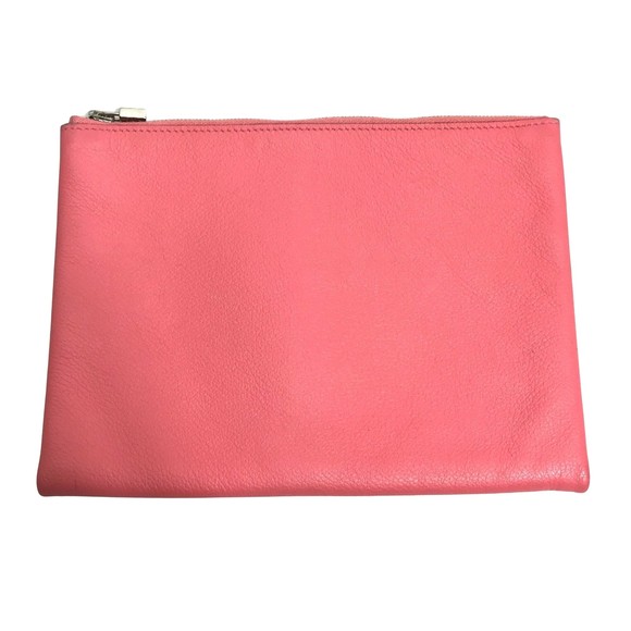 Hermès Pink Leather clutch - Picture 1 of 10